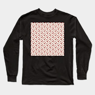 Red lovely hearts pattern Long Sleeve T-Shirt